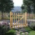 Puerta para valla 100x100 madera de avellano