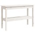 Mesa consola de madera maciza de pino blanco 110x40x75