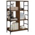 Estantería de madera ingeniería marrón roble 78,5x33x117,5