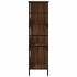 Estantería de madera ingeniería marrón roble 78,5x33x117,5