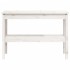 Mesa consola de madera maciza de pino blanco 110x40x75