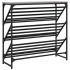 Mueble zapatero madera de ingeniería gris Sonoma 90x30x85