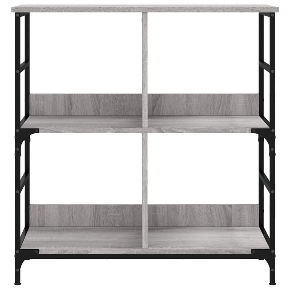 Estantería de madera de ingeniería gris Sonoma 78,5x33x82
