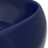 Lavabo de lujo redondo cerámica azul oscuro mate 40x15