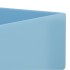 Lavabo con rebosadero cerámica azul