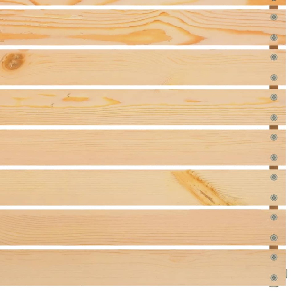 Sofás de esquina para jardín 2 uds madera maciza de