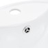 Lavabo con rebosadero 46,5x18 cm cerámica
