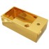Lavabo con rebosadero 49x25x15 cm cerámica