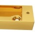 Lavabo con rebosadero 49x25x15 cm cerámica