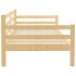 Sofá cama sin colchón madera maciza de pino 90x200