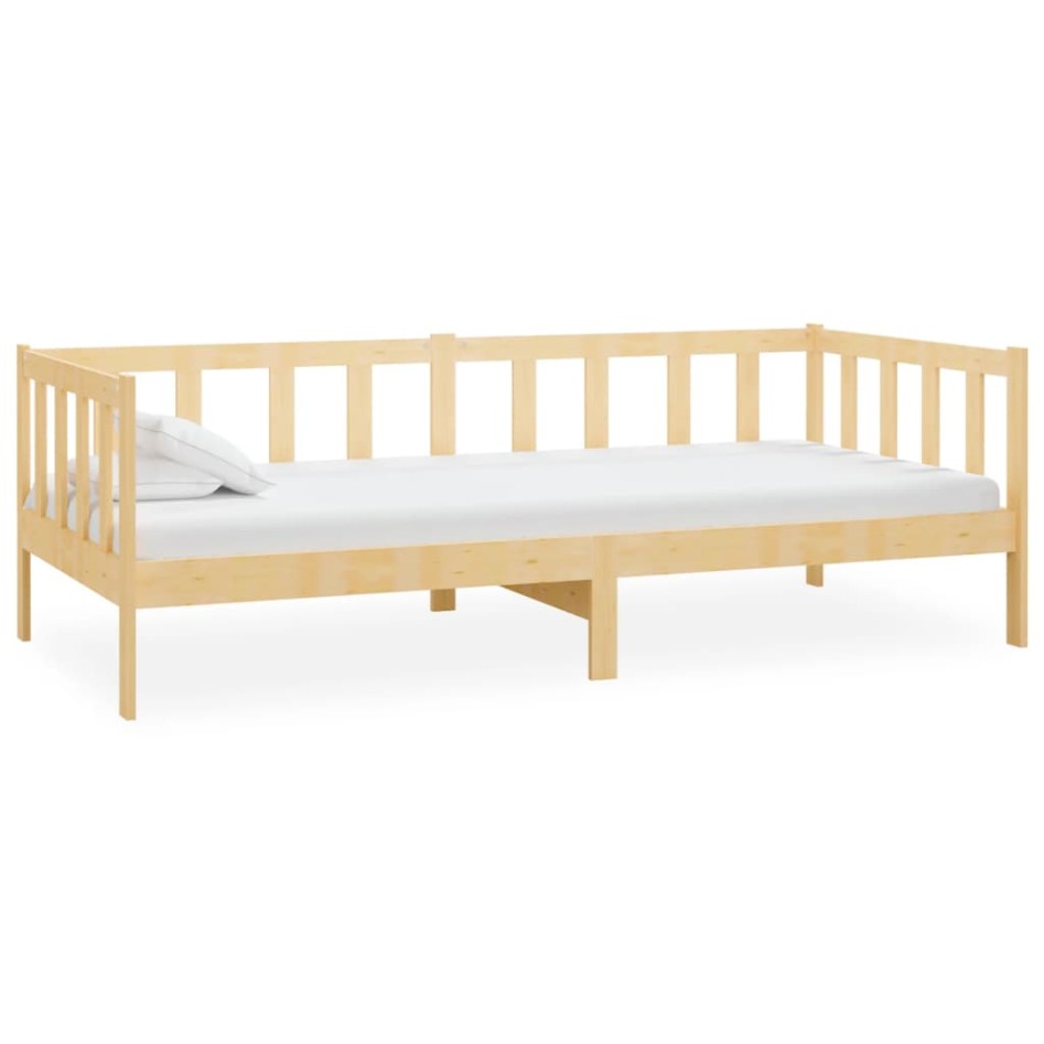 Sofá cama sin colchón madera maciza de pino 90x200