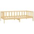 Sofá cama sin colchón madera maciza de pino 90x200