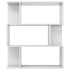 Estantería/divisor de espacios blanco brillante 80x24x96