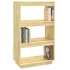 Estantería/divisor de espacios madera maciza pino 60x35x103