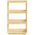 Estantería/divisor de espacios madera maciza pino 60x35x103
