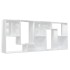 Estantería madera contrachapada blanco brillante 67x24x161