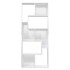 Estantería madera contrachapada blanco brillante 67x24x161