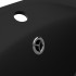 Lavabo lujoso con rebosadero cerámica negro mate 58,5x39
