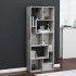 Estantería madera contrachapada gris hormigón 67x24x161