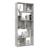 Estantería madera contrachapada gris hormigón 67x24x161