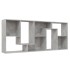 Estantería madera contrachapada gris hormigón 67x24x161