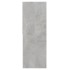 Estantería madera contrachapada gris hormigón 67x24x161