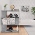 Estantería madera contrachapada gris hormigón