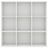 Estantería madera de ingeniería blanco 98x29x97,5