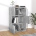 Armario almacenamiento madera contrachapada gris 60x29,5x90
