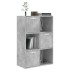 Armario almacenamiento madera contrachapada gris 60x29,5x90