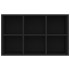 Estantería/Aparador madera de ingeniería negro 66x30x98
