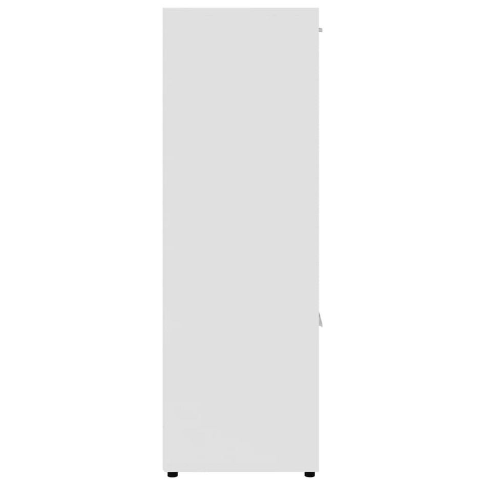 Estantería librería madera contrachapada blanco 90x30x90