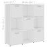 Estantería librería madera contrachapada blanco 90x30x90