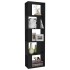 Estantería/divisor madera contrachapada negro 45x24x159