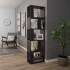 Estantería/divisor madera contrachapada negro 45x24x159