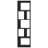 Estantería/divisor madera contrachapada negro 45x24x159