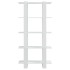 Estantería/divisor de espacios blanco brillo 80x30x160