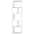 Estantería madera contrachapada blanco brillante 45x24x159