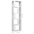 Estantería madera contrachapada blanco brillante 45x24x159