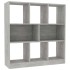 Estantería librería contrachapada gris hormigón