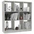 Estantería librería contrachapada gris hormigón