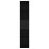 Estantería madera contrachapada negro 36x30x171