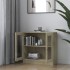 Armario libros madera contrachapada color roble 82,5x30,5x80