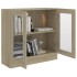 Armario libros madera contrachapada color roble 82,5x30,5x80