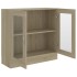 Armario libros madera contrachapada color roble 82,5x30,5x80