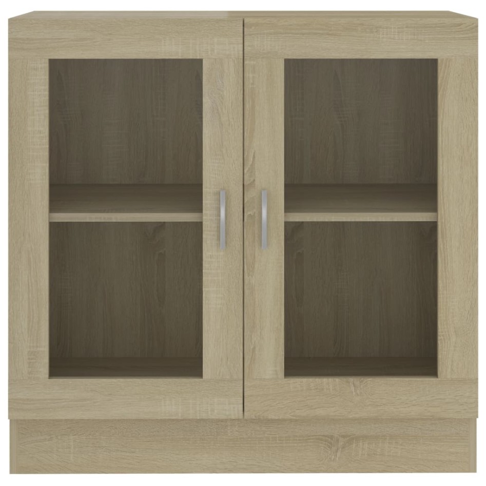 Armario libros madera contrachapada color roble 82,5x30,5x80