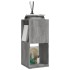 Armario giratorio aglomerado gris hormigón 34,5x34,5x75,5