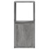 Armario giratorio aglomerado gris hormigón 34,5x34,5x75,5