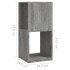 Armario giratorio aglomerado gris hormigón 34,5x34,5x75,5