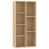 Estantería madera contrachapada color roble Sonoma